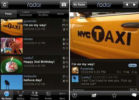 Radar hits AppStore