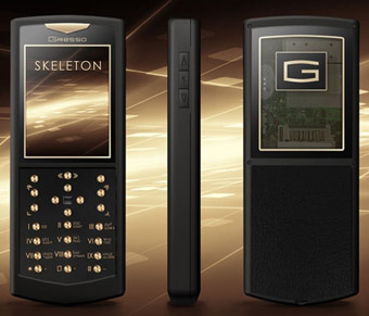 Gresso Skeleton Gold phone