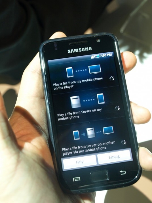 Samsung Galaxy S handson demo