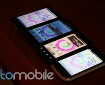 LG Optimus 3D screen test battle