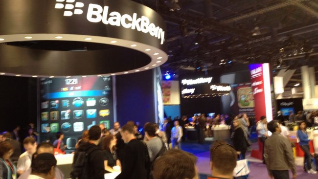 CES 2012 Blackberry Booth Tour