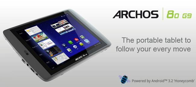 All Archos G9 tablets to get Ice Cream Sandwich by first week of February