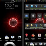 Droid Incredible 4G LTE lockscreen, homescreen