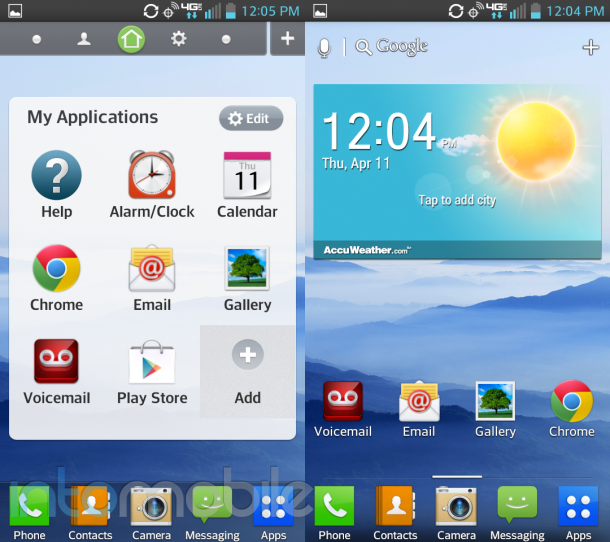 starterstandard2 Starter and Standard Mode Home Screens