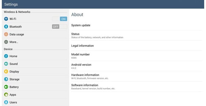 Asus Transformer Pad TF701T Android 4.4.2 update