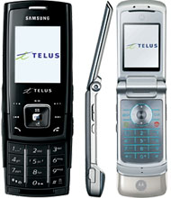 Telus adds Samsung u510, white Moto KRZR