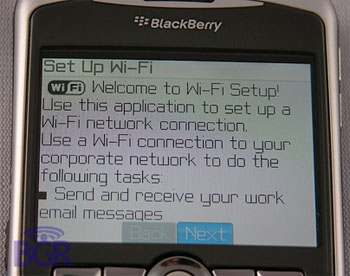 BlackBerry 8320 screenshot