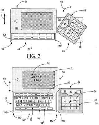 nokia twisting keypad drawing