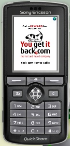 YouGetItBack - etag your phone or pda