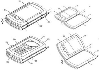 Samsung patents a hinged device
