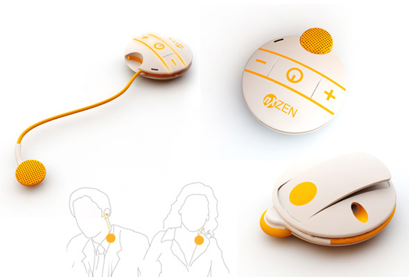 Clipset bluetooth headset concept brings style and fashion