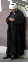 Iranian with a cellphone