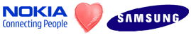 Nokia and Samsung