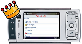 Nokia N95 with a crown