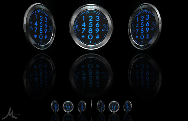 Radia cell phone concept - the disc phone