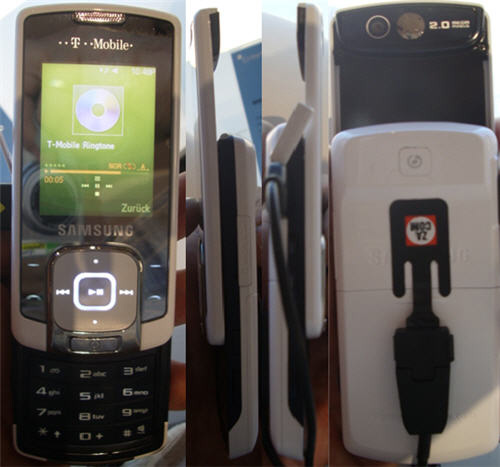 Samsung F330 slider music phone is mirrored finished and incredibly beautiful