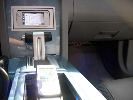 Nokia-branded Ford Mustang with Nokia N800 Internet Tablets and N95