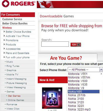 Rogers Wireless to offer Nokia N95?
