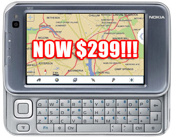 Nokia N810 now available for $299!