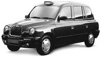black London cab