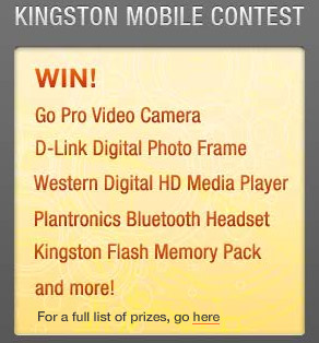 Kingston Mobile Contest