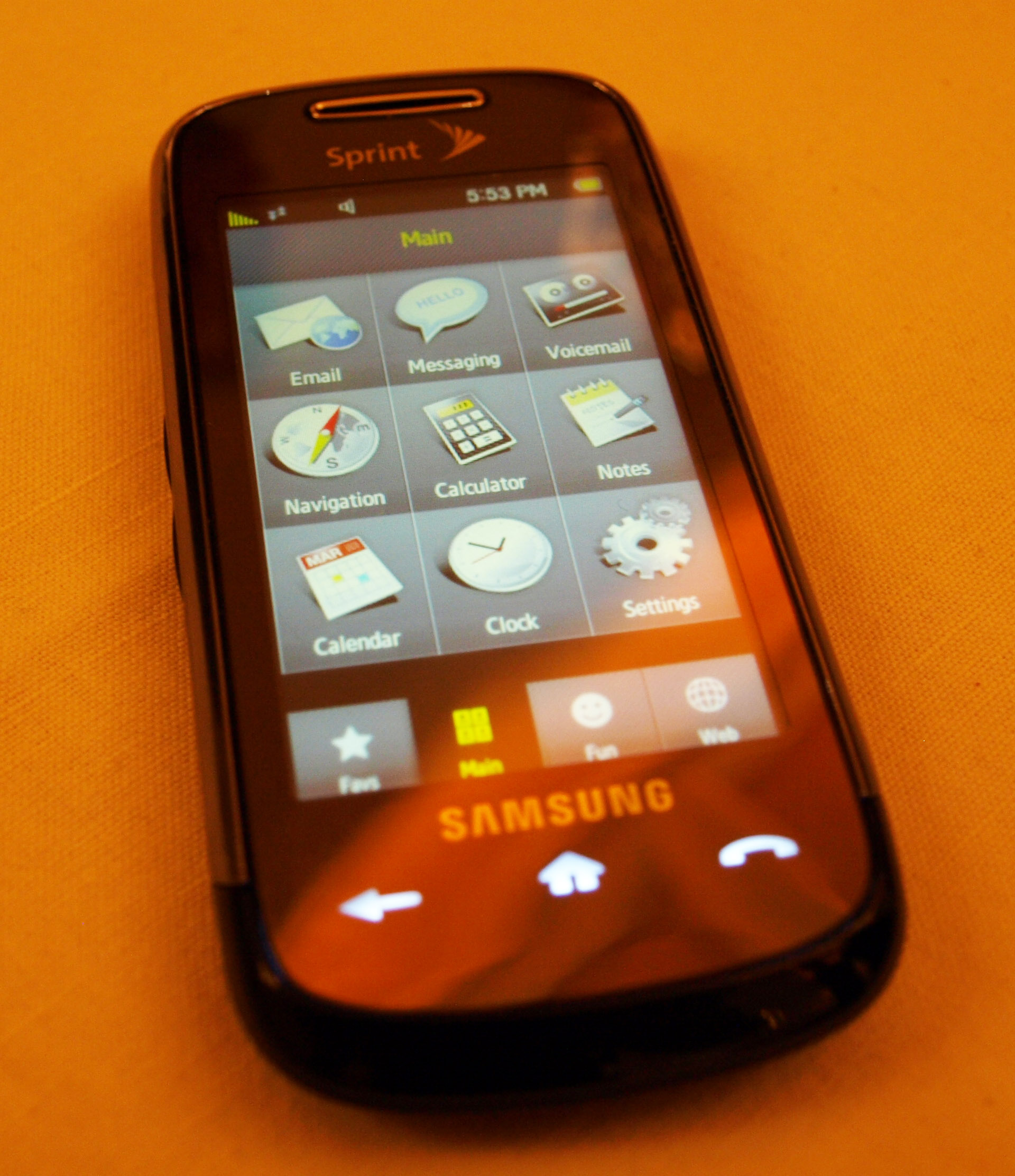 Handson with the Samsung Instinct S30 for Sprint!