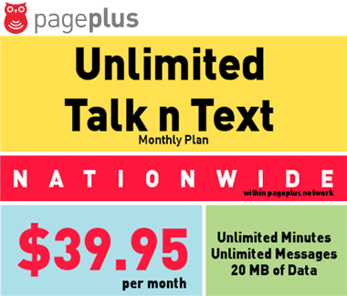 Page Plus Cellular offers unlimited plan Page Plus Cellular offers unlimited plan