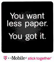 T-Mobile Hiking up Charges for Paper Billing, Starting September 12th