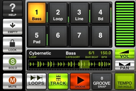 techno4 Adjust features of your track, like volume, pan, and tempo