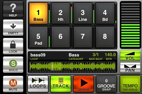 trance4 Adjust features of your track, like volume, pan, and tempo