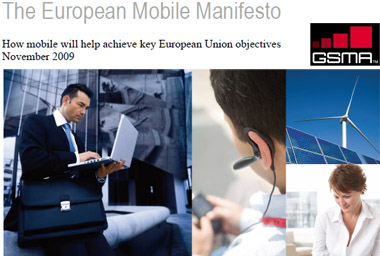 European Mobile Manifesto - GSMA
