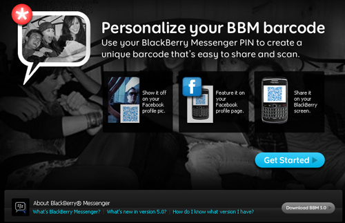 BlackBerry Messenger Barcodes Now Shareable on Facebook
