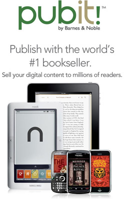 Barnes & Noble Announces PubIt! Publishing and Distribution Platform