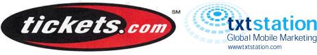 Tickets.com teams-up with Txtstation Global Mobile Marketing