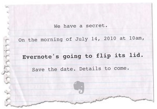 Something special is coming to Evernote!