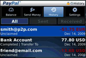 PayPal app for BlackBerry updated