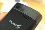 Image showing the AT&T Samsung Captivate in the hand - a Samsung Galaxy S variant