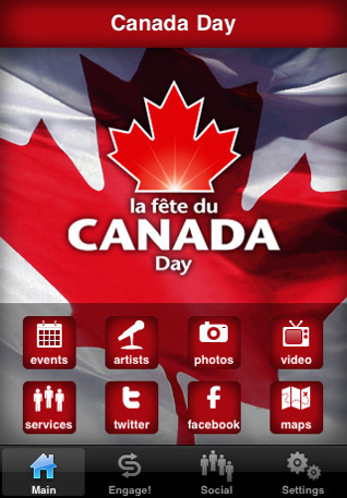 Canada Day iPhone App