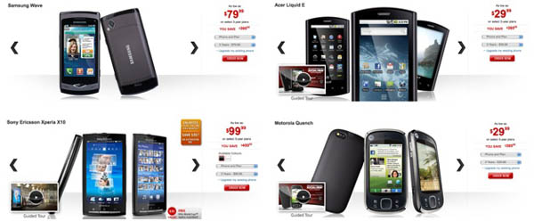 Price drops on Rogers Android devices