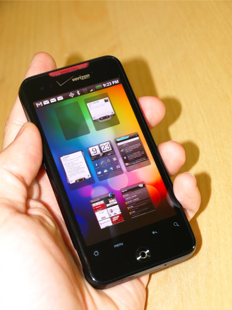 The Android 2.2 isn't coming to Verizon Droid Incredible today