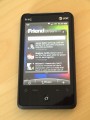 Image of the HTC Aria Android phone for AT&T. The smallest Android phone yet.