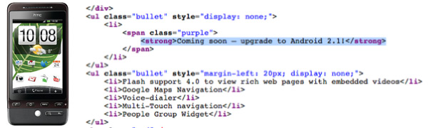 TELUS HTC Hero - Android 2.1 Coming 'Early Q4'