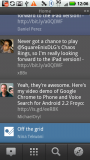 screenshot of TweetDeck beta Twitter client for Android