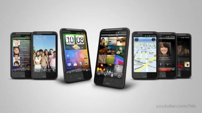 The new HTC Desire HD Android smartphone