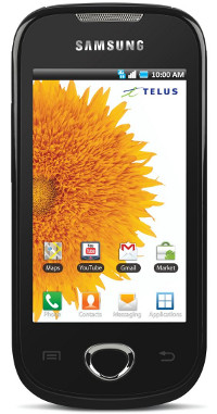 Samsung Galaxy Apollo Coming Soon to Telus with Android 2.1