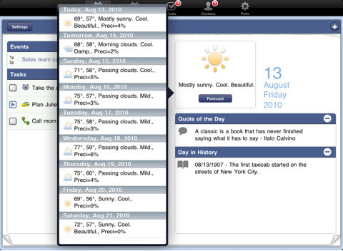Agendus for iPad