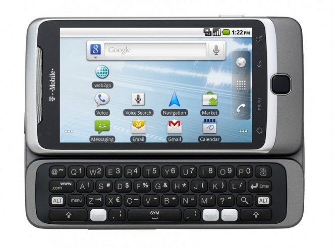 T-Mobile G2 Android phones, successor to the world's first Android phone, the G1