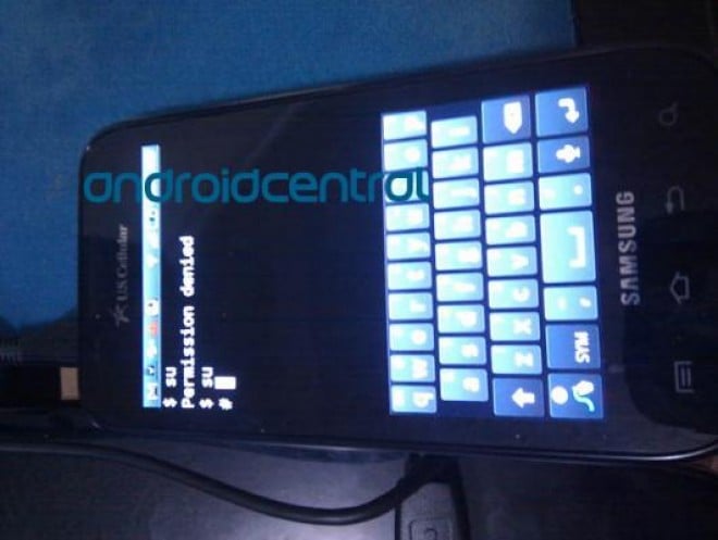 Samsung Mesmerize rooted in its first day