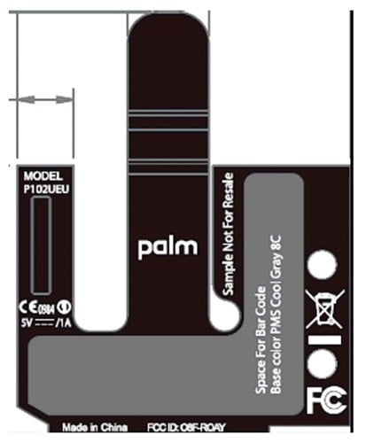 Palm p102ueu FCC