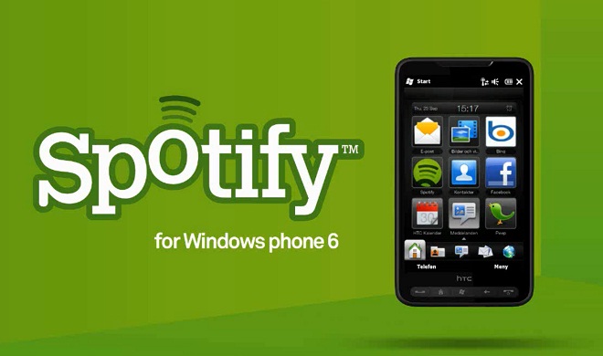 The Windows Phone 7 platform will be getting Spotify